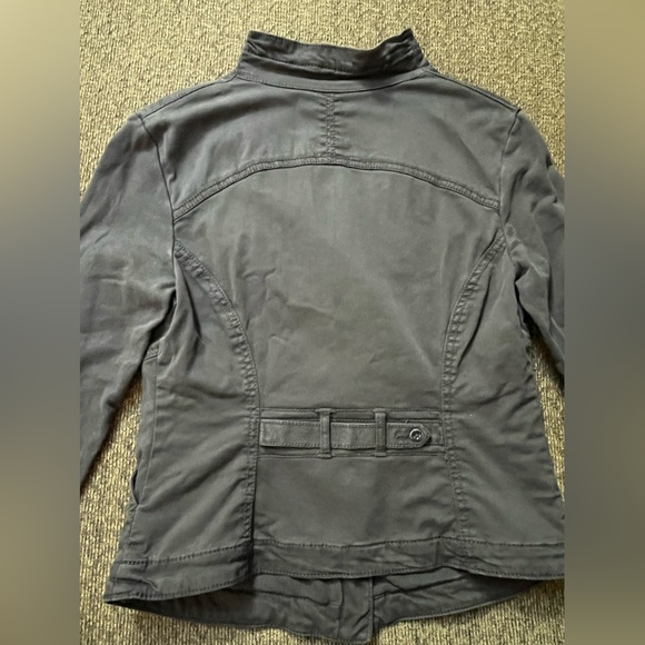 Anthropologie Marrakech Faravel Moto Jacket cotton size small navy blue - Picture 16 of 16